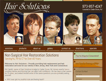 Tablet Screenshot of hairsolutions.us